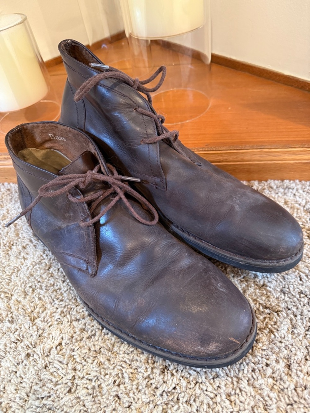 Bass Brown Leather Chukka Boots